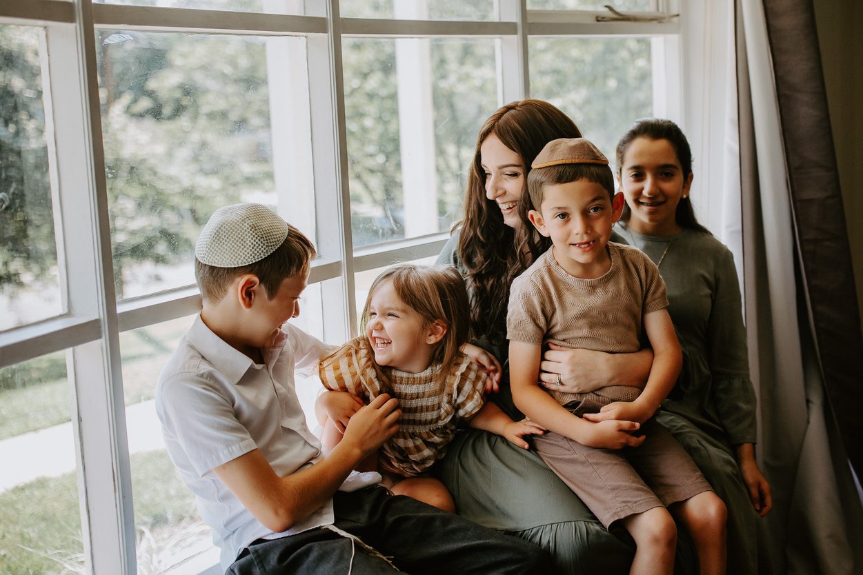 Jewish Family in their Home